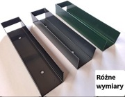 CEOWNIK  na płytę 40x200 mm antracyt RAL 7016, czarny9005 łącznik, uchwyt  