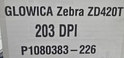 Nowa oryginalna głowica 203dpi do drukarki Zebra ZD420T