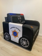 Sofa POLICE 1-osobowa rozkładana z pojemnikiem na pościel - 500 zł