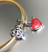Nowe charmsy do bransoletki modułowej typu Pandora Zestaw 2szt. Nowe