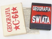 GEOGRAFIA ŚWIATA BOX kartridż cartridge Commodore 64 C64 (unikat PL)