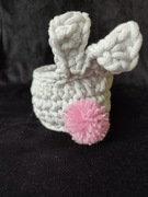 Koszyczek wielkanocny ze sznurka bawełnianego 