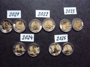 Zestaw monet 5zł 10szt jak na foto