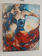 Obraz olejny "Tancerka"