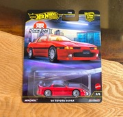 Hot Wheels Premium - Toyota Supra '89 - Ronin Run II 5/5 - czerwony red