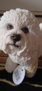 FIGURKA PSA BICHON FRISE SZCZENIAK LEONARDO COLLECTION LESSER& PAVEY LTD