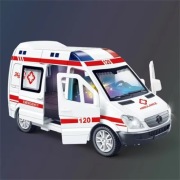 Karetka pogotowia ambulans auto zabawka światło dźwięk otwier drzwi prezent