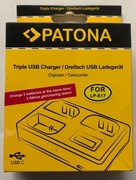 Ładowarka PATONA USB Triple LCD do Canon LP-E17
