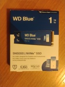Dysk WD Blue SN5000 SSD 1TB M.2 PCIe 4.0 NVMe Gen4 Nowy Gwarancja