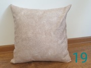 P019 poszewki na poduszki 40x40 marmurek beż 