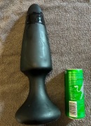 All black dildo buttplug anal plug 9cm diameter