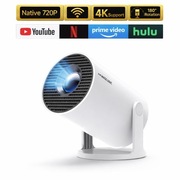 Mini Przenośny Projektor z Natywnym Rozdzielczością 720P HD i Obsługą 4K 