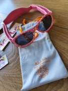 Nowe Okulary przeciwsłoneczne dla niemowląt Kiddus 0-2 lata, różowe-lody 