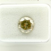 Diament naturalny 1.68 ct, okrągły, Fancy deep Szary - Certyfikat (GWLab)