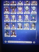 Konto w genshin impact- 60AR, wiele postaci, uczciwa cena.