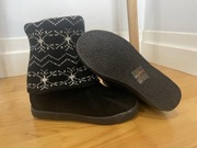 Kozaki skóra naturalna Bonprix 36 elastyczna cholewka