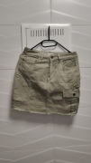 Spódnica Zara r. S pas 72 cm khaki