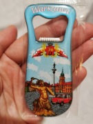 Magnes na lodówkę otwieracz do butelek POLSKA Warszawa syrenka FIAT 126p