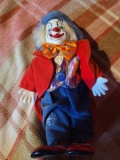 Lalka porcelanowa Hexal Klaun