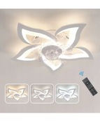 Lampa sufitowa z wentylatorem na pilota 