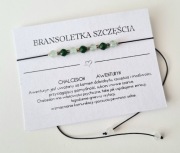 Bransoletka chalcedon akwamaryn 