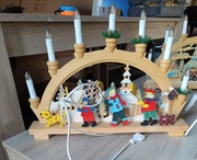 Świecznik drewniany 