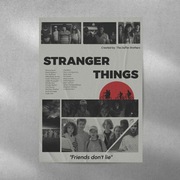 Plakat filmowy "Stranger Things" A3 297mm x 420mm