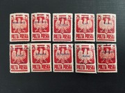 POLSKA MIASTA Fi 348-357 ** / Rocznik 1945 BDB. LUX