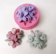 NARCYZY Kwiat forma silikonowa 6.6*2.7 do odlewów Świec Mydła 