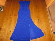 Długa wizytowa sukienka z rozcięciem  z boku  COAST roz M