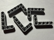 LEGO TECHNIC LIFTARM L 3x5 JASNO SZARY 32526 5 szt.