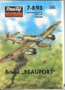 Mały Modelarz 7-8 1993 BEAUFORT model 1:33 - nie rozcięty