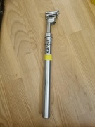 AMORTYZOWANY Wspornik siodła Satori Solo 350/27.2 srebrny używany