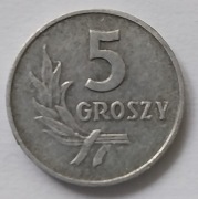 Moneta 5 groszy z 1963 roku