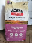 Acana Singles Grass-Fed Lamb / Zestaw 2x 17 kg