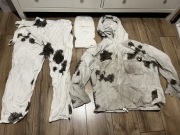 Strój maskujący zimowy kamuflaż