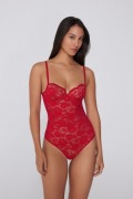 INTIMISSIMI TEZENIS body koronkowe czerwone roz.85/B 4B Romantic Fantasy