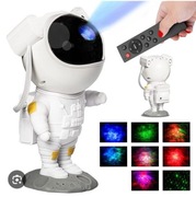 PROJEKTOR GWIAZD ASTRONAUTA DLA DZIECI LAMPKA NOCNA RZUTNIK LED LASEROWY
