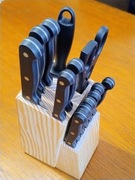 Zestaw noży kuchennych w bloku Amazon Basics 