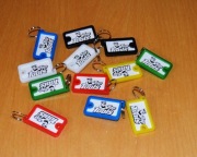 Identyfikatory do kluczy Top Tools 12 sztuk nowe