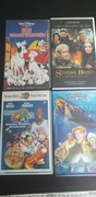 Kasety VHS Bajka Atlantyda,101 Dalmat, Kosmi mecz i inne Disney do wyboru