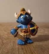Schleich smerf smurf viking figurka unikat model wycofany 1994 r.