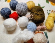 Włóczka, włóczki moherowe, moher mix kolor