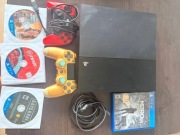 Playstation 4 500 gb + 2 controlers + fifa 20 + Gta v + Watch dogs