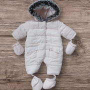 Kombinezon zimowy dla niemowlaka dla dziewczynki 56 Silver Cross