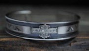 Bransoleta regulowana Harley Davidson srebro 925.