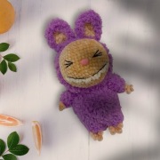 Maskotka Labubu amigurumi handmade 