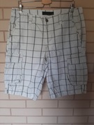 Męskie szorty krótkie spodenki w kratkę 52 C&A