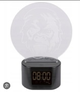 Budzik gamingowy z lampką LED 