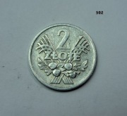 2 zł jagody, kłosy z PRL z 1972 roku  piękna moneta  nr. 502